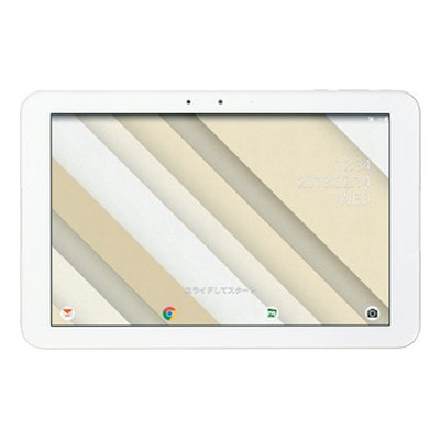 SIMロック解除済】au Qua tab QZ10 KYT33 Off White|中古タブレット 