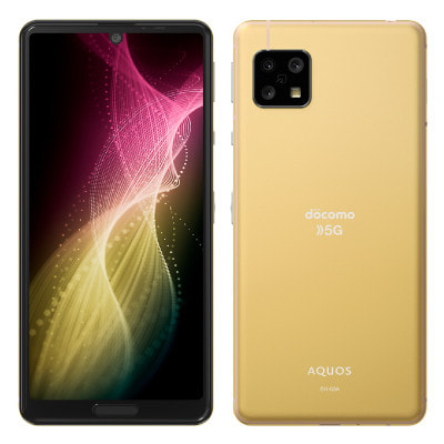 SIMロック解除済】docomo AQUOS sense5G SH-53A イエローゴールド|中古 ...