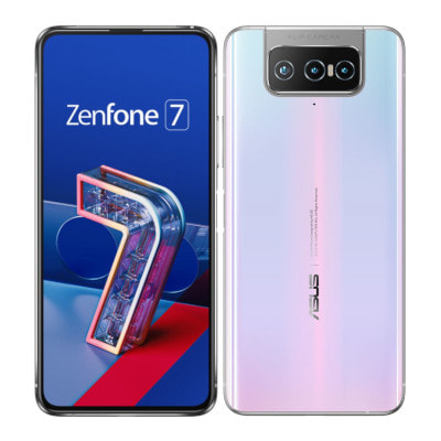 ASUS ZenFone7 ZS670KS-WH128S8 Pastel White【国内版 SIMフリー】