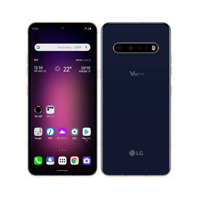 161 SIMフリー ソフトバンク LG V60 ThinQ 5G A001LG - スマートフォン本体