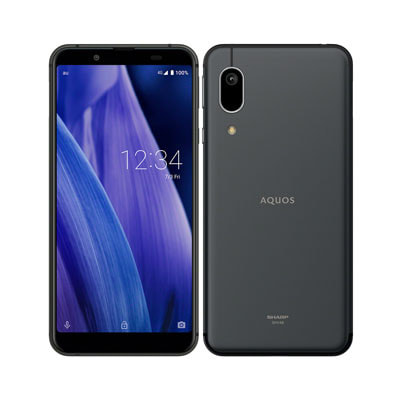 SIMロック解除済】au AQUOS sense3 basic SHV48 Black|中古