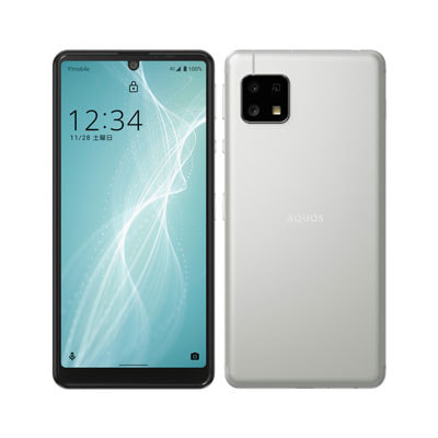 イオシス｜【SIMロック解除済】Y!mobile AQUOS sense4 basic A003SH シルバー