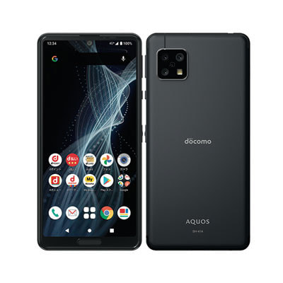 SIMロック解除済】docomo AQUOS sense4 SH-41A ブラック|中古 