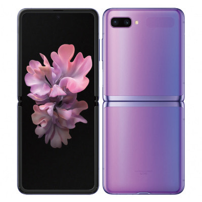 イオシス｜【SIMロック解除済】au Galaxy Z Flip SCV47 Mirror Purple