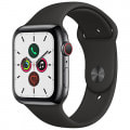 Apple Watch Series5 44mm GPS+Cellularモデル MWWK2J/A A2157【スペースブラックステンレススチールケース/ブラックスポーツバンド】