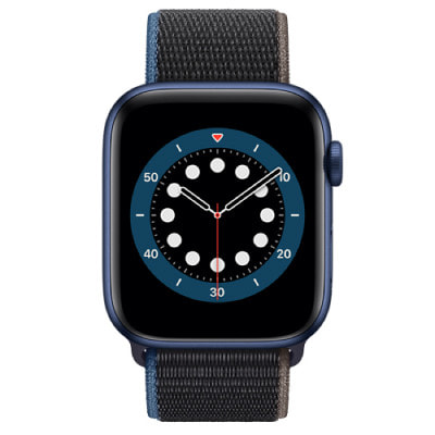 Apple Watch Series6 44mm GPSモデル M02G3J/A+MYAA2FE/A A2292【ブルーアルミニウム ケース/チャコールスポーツループ】|中古ウェアラブル端末格安販売の【イオシス】