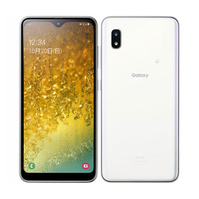 5155円 箱備品全て有り購入日Galaxy A20 SCV46 ホワイト SCV46SWV【J:COM版 SIMフリー】|中古 ...