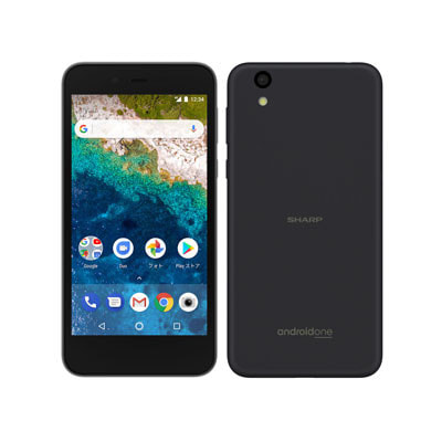SIMロック解除済】SoftBank Android One S3 ネイビーブラック