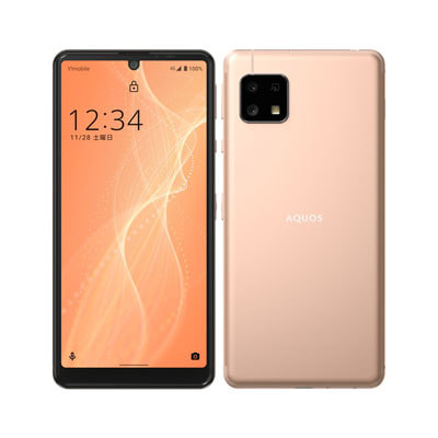 イオシス|【SIMロック解除済】【ネットワーク利用制限▲】Y!mobile AQUOS sense4 basic A003SH ライトカッパー