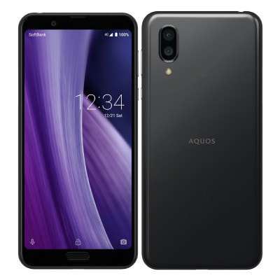 Simロック解除済 ネットワーク利用制限 Softbank Aquos Sense3 Plus 901sh Black 中古スマートフォン格安販売の イオシス