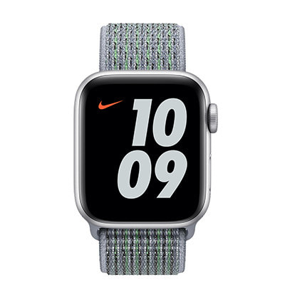 Apple Watch Nike SE 40mm GPSモデル MYYL2J/A+MGQH3FE/A A2351【シルバー アルミニウムケース/オブシディアンミストNikeスポーツループ】|中古ウェアラブル端末格安販売の【イオシス】