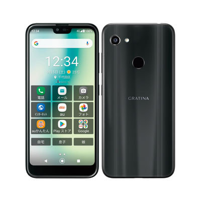 AU KYF39SKAガラホ GRATINA ブラック au SIMフリー 京セラ GRATINA グラティーナ KYF39 墨 スミ