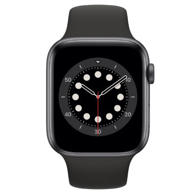 Apple Watch Series6 44mm GPSモデル M00H3J/A A2292【スペースグレイアルミニウムケース/ブラックスポーツバンド】
