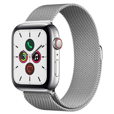 Apple Watch series5 44mmステンレス セルラーモデル時計 - 腕時計 