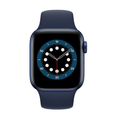 Apple Watch Series6 40mm GPSモデル MG143J/A  A2291【ブルーアルミニウムケース/ディープネイビースポーツバンド】|中古ウェアラブル端末格安販売の【イオシス】