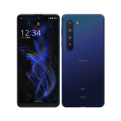 SIMロック解除済】【ネットワーク利用制限△】au AQUOS R5G SHG01 Earth Blue|中古スマートフォン格安販売の【イオシス】