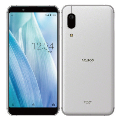 イオシス｜【SIMロック解除済】au AQUOS sense3 basic SHV48 Silver