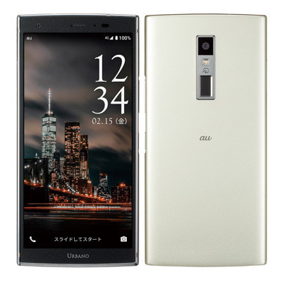 au URBANO V04 KYV45 シルバーSIMロック解除済み SIMロック解除済】au URBANO V04 (KYV45SAA) Platinum Silver|中古