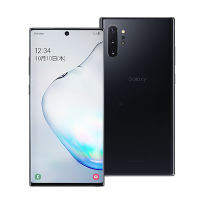 Samsung Galaxy Note10+ (Plus) SM-N975C【Aura Black 12GB 256GB 楽天版 SIMフリー】|中古 スマートフォン格安販売の【イオシス】