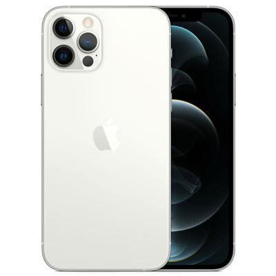 【SIMロック解除済】【ネットワーク利用制限▲】au iPhone12 Pro A2406 (MGMA3J/A) 256GB シルバー