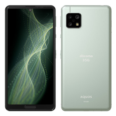 【SIMロック解除済】docomo AQUOS sense5G SH-53A オリーブシルバー