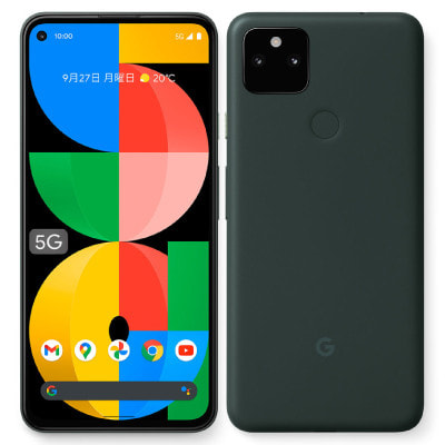 Google Pixel5a 5G G4S1M 128GB Mostly Black【国内版 SIMフリー