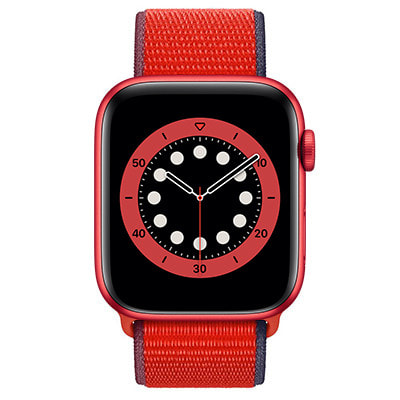 Apple Watch Series6 44mm GPSモデル M02H3J/A+MG463FE/A  A2292【(PRODUCT)REDアルミニウムケース/(PRODUCT)REDスポーツループ】