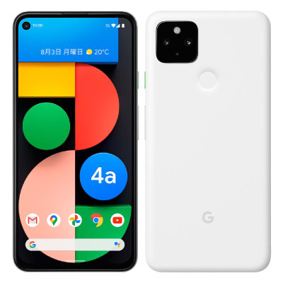 【SIMロック解除済】Softbank Google Pixel4a 5G G025H 128GB Clearly White