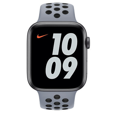 ブラック系通知機能AppleWatchSE NIKEモデル GPS40mm スペースグレイ新品