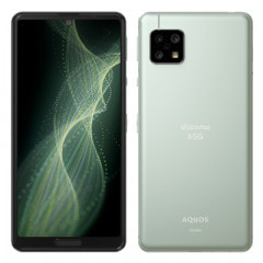 SHARP 【SIMロック解除済】docomo AQUOS sense5G SH-53A オリーブシルバー