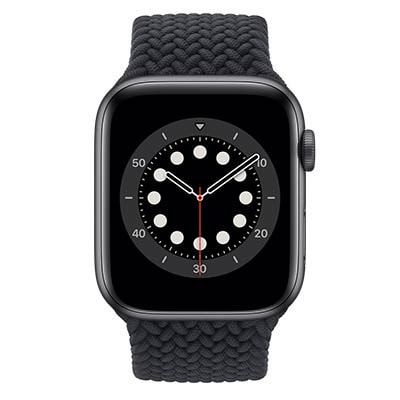 Apple watch6 44mm アルミニウム ブラック GPSモデル Apple Watch Series 6 GPS, 44mm Space Gray Aluminum Case with Black