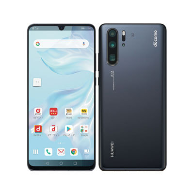 SIMロック解除済】【ネットワーク利用制限△】docomo HUAWEI P30 Pro HW-02L  Black|中古スマートフォン格安販売の【イオシス】