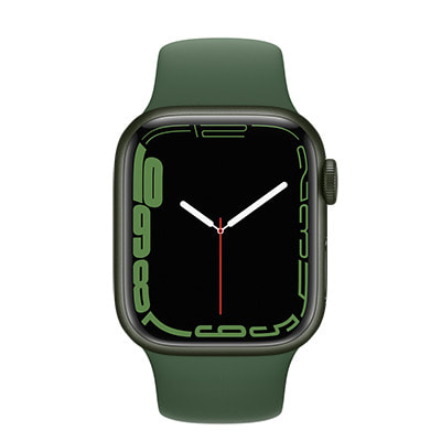 Apple Watch Series7 41mm GPS+Cellularモデル MKHT3J/A A2476【グリーンアルミニウムケース /クローバースポーツバンド】|中古ウェアラブル端末格安販売の【イオシス】