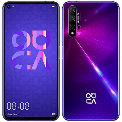 HUAWEI nova 5T 本体 パープル YAL-L21 ガラスフィルム付き Huawei nova 5T YAL-L21 Midsummer Purple【国内版 SIMフリー】|中古