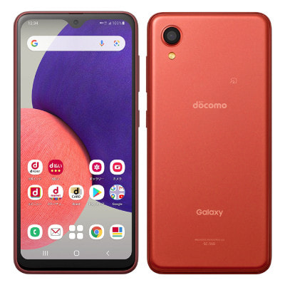 スマートフォン/携帯電話 スマートフォン本体 Galaxy A22 5G SC-56B Red【docomo版 SIMフリー】|中古スマートフォン 