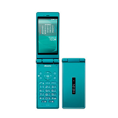 SIMロック解除済】docomo AQUOS ケータイ SH-06G Blue Green|中古 