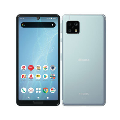 SIMロック解除済】docomo AQUOS sense4 SH-41A ライトブルー|中古スマートフォン格安販売の【イオシス】