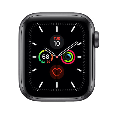 【バンド無し】Apple Watch Series5 40mm GPSモデル MWT02J/A A2092【スペースグレイアルミニウムケース】