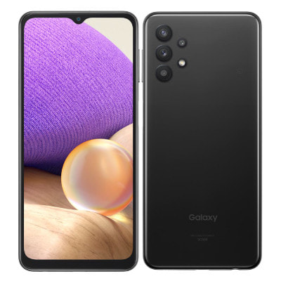 SIMロック解除済】au Galaxy A32 5G SCG08 オーサムブラック|中古