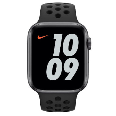 Apple Watch Nike Series6 44mm GPS+Cellularモデル M09Y3J/A  A2376【スペースグレイアルミニウムケース/アンスラサイトブラックNikeスポーツバンド】