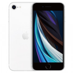 Apple 【SIMロック解除済】【第2世代】UQmobile iPhoneSE 64GB ホワイト MHGQ3J/A A2296
