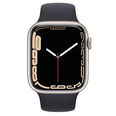 Apple Watch Series7 45mm GPS+Cellularモデル MKMK3J/A A2478【スターライトアルミニウム ケース/ミッドナイトスポーツバンド】|中古ウェアラブル端末格安販売の【イオシス】