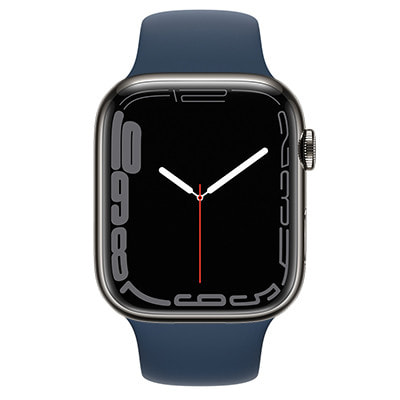 Apple Watch Series7 45mm GPS+Cellularモデル MKL23J/A  A2478【グラファイトステンレススチールケース/アビスブルースポーツバンド】|中古ウェアラブル端末格安販売の【イオシス】