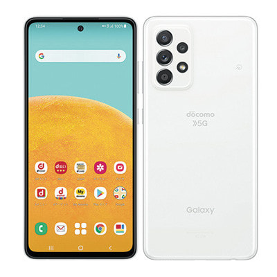SIMロック解除済】docomo Galaxy A52 5G SC-53B Awesome White|中古