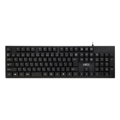 Lazos 有線キーボード ブラック L-KB|中古PC周辺機器格安販売の