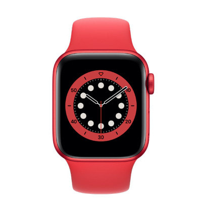Apple Watch Series6 40mm GPS+Cellularモデル M06R3J/A  A2375【(PRODUCT)REDアルミニウムケース/(PRODUCT)REDスポーツバンド】