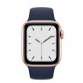 Apple Watch SE 40mm GPSモデル MYDY2J/A+MYAU2FE/A A2351【ゴールドアルミニウムケース/ディープネイビースポーツバンド】