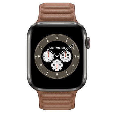 Apple Watch Edition Series6 44mm GPS+Cellularモデル MJ433J/A+MY9H2FE/A  A2376【スペースブラックチタニウムケース/サドルブラウンレザーリンク】