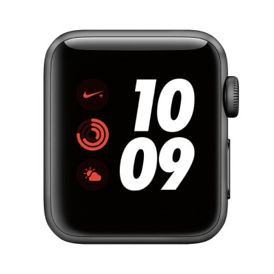 バンド無し】Apple Watch Nike+ Series3 38mm GPSモデル MTF12J