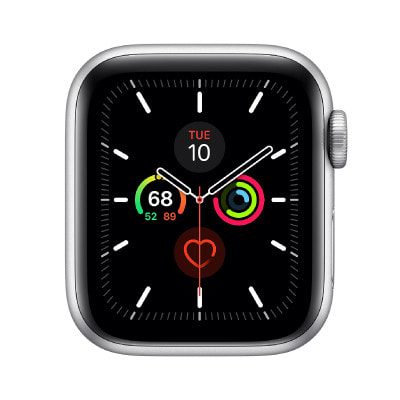 【バンド無し】Apple Watch Series5 40mm GPS+Cellularモデル MWX12J/A  A2156【シルバーアルミニウムケース】